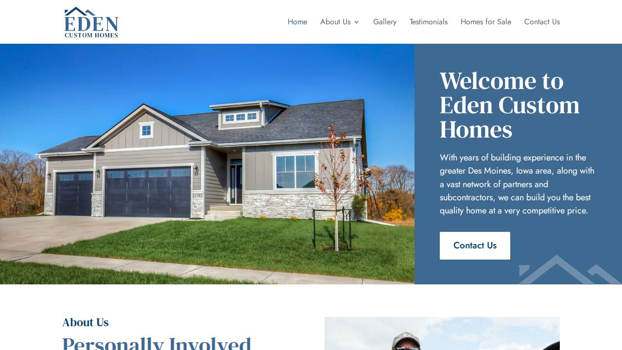 Edenburn Built LLC website screenshot