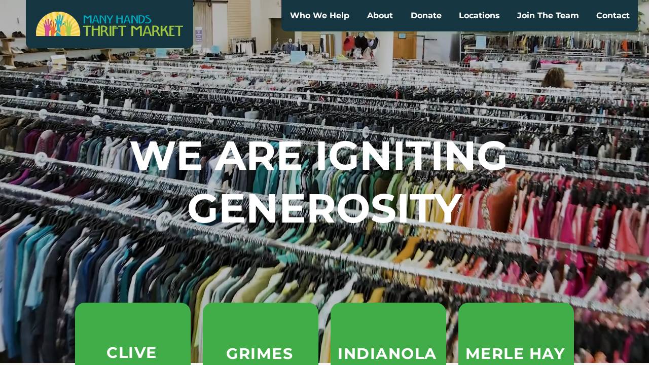 Second Hand Store website screenshot