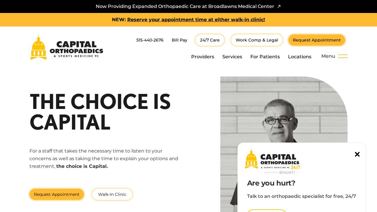 Owner website screenshot