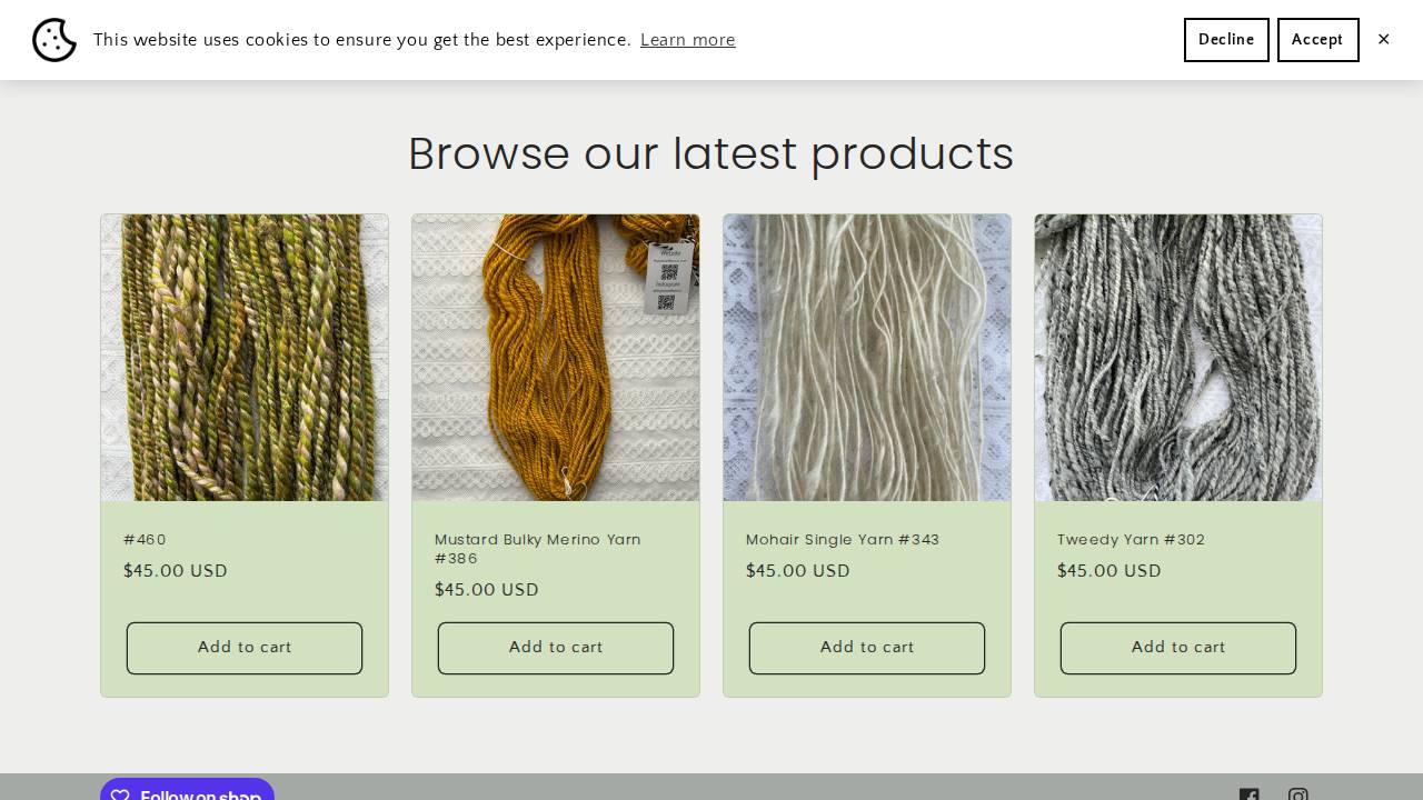 High Street Fiber Co. LLC website screenshot