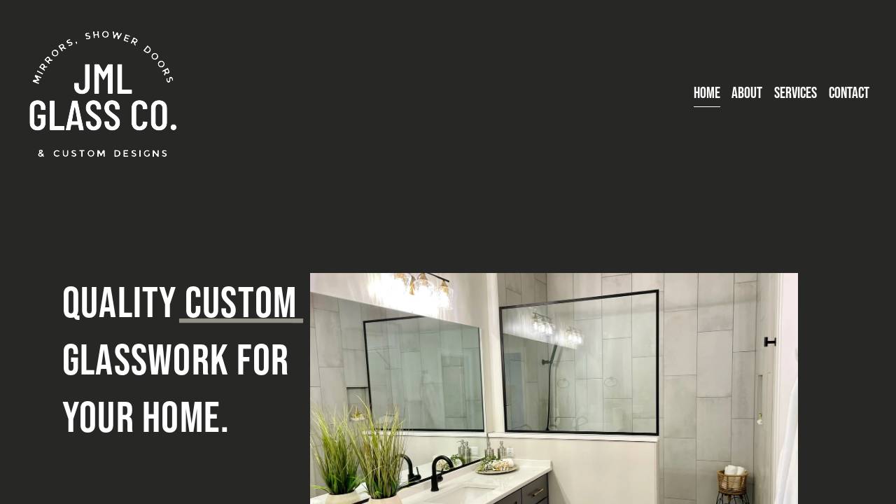 Jml Glass Co. LLC website screenshot