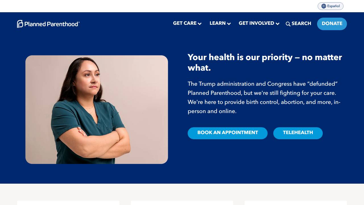 Susan Knapp Clinic website screenshot