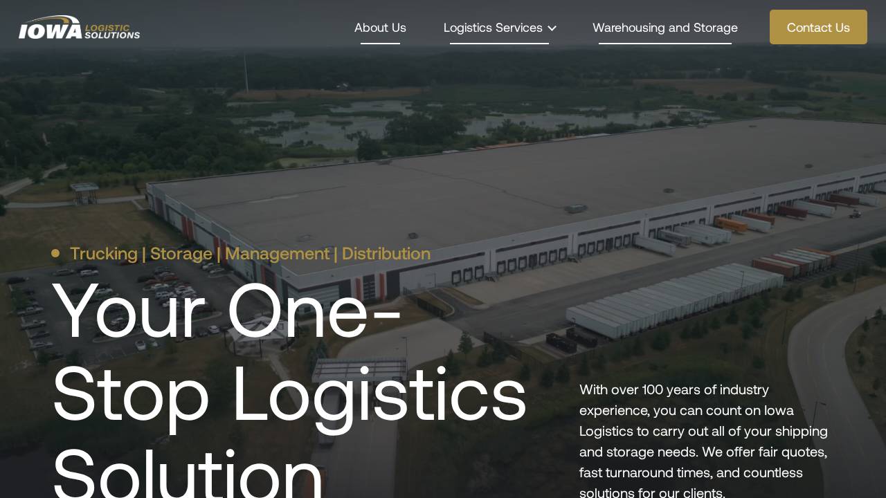 Logistical Solutions website screenshot