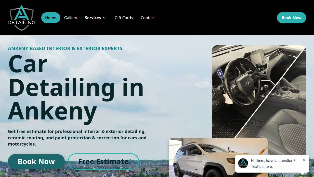 A & A Amazing II website screenshot