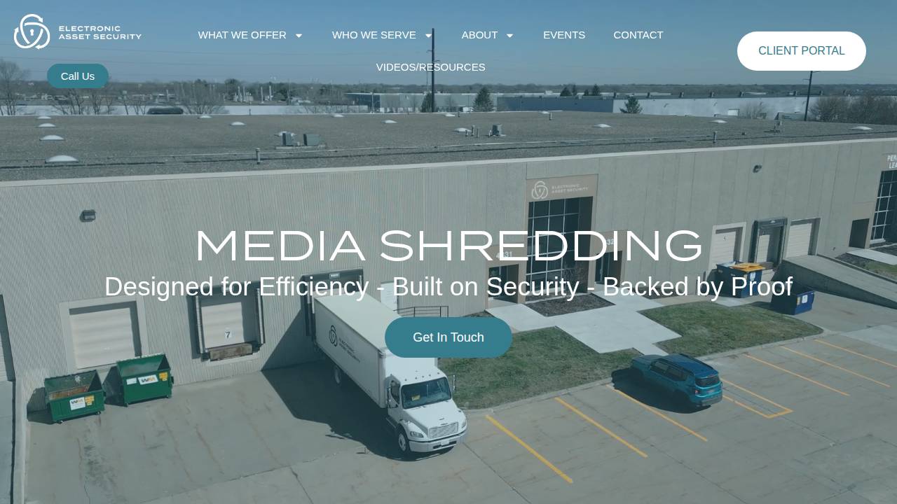 Eas - Urbandale website screenshot