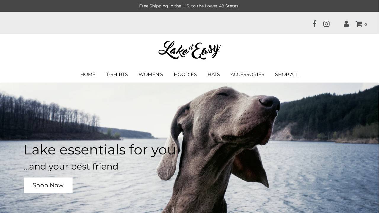 Lake It Easy website screenshot