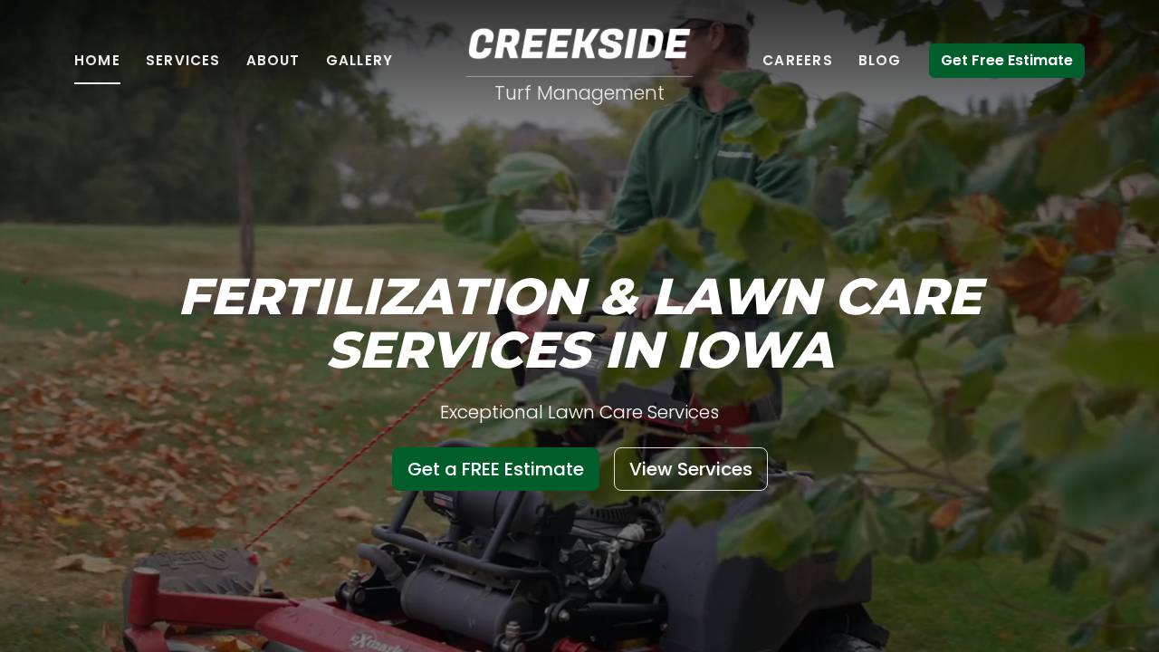River Oak Club Turf Care LLC website screenshot