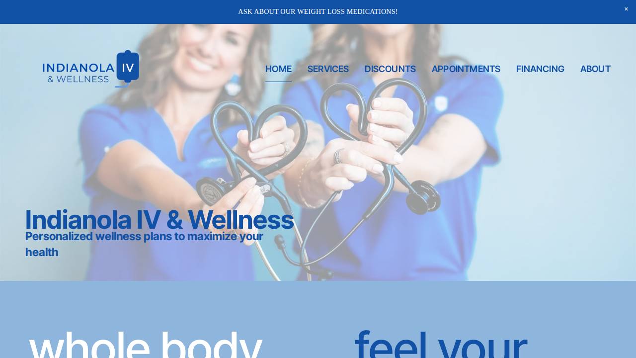 Indianola Iv website screenshot