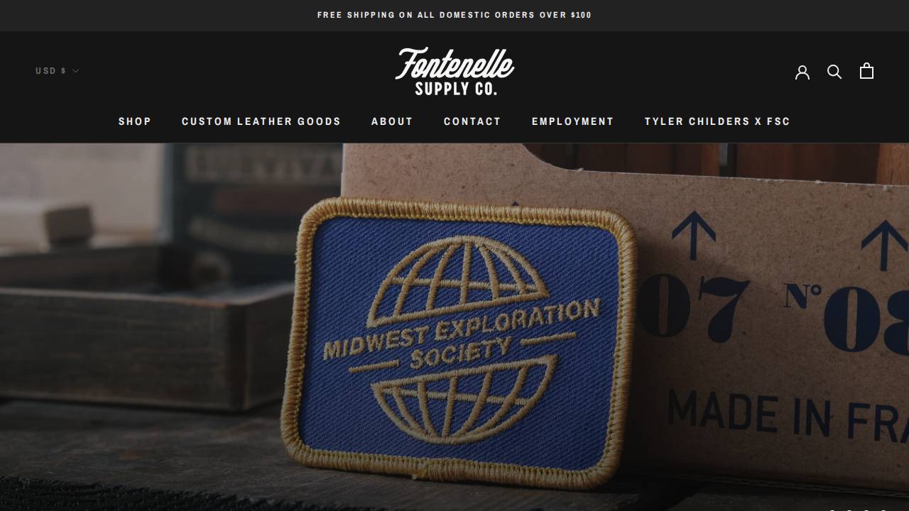 Retrograde Prints Company LLC website screenshot