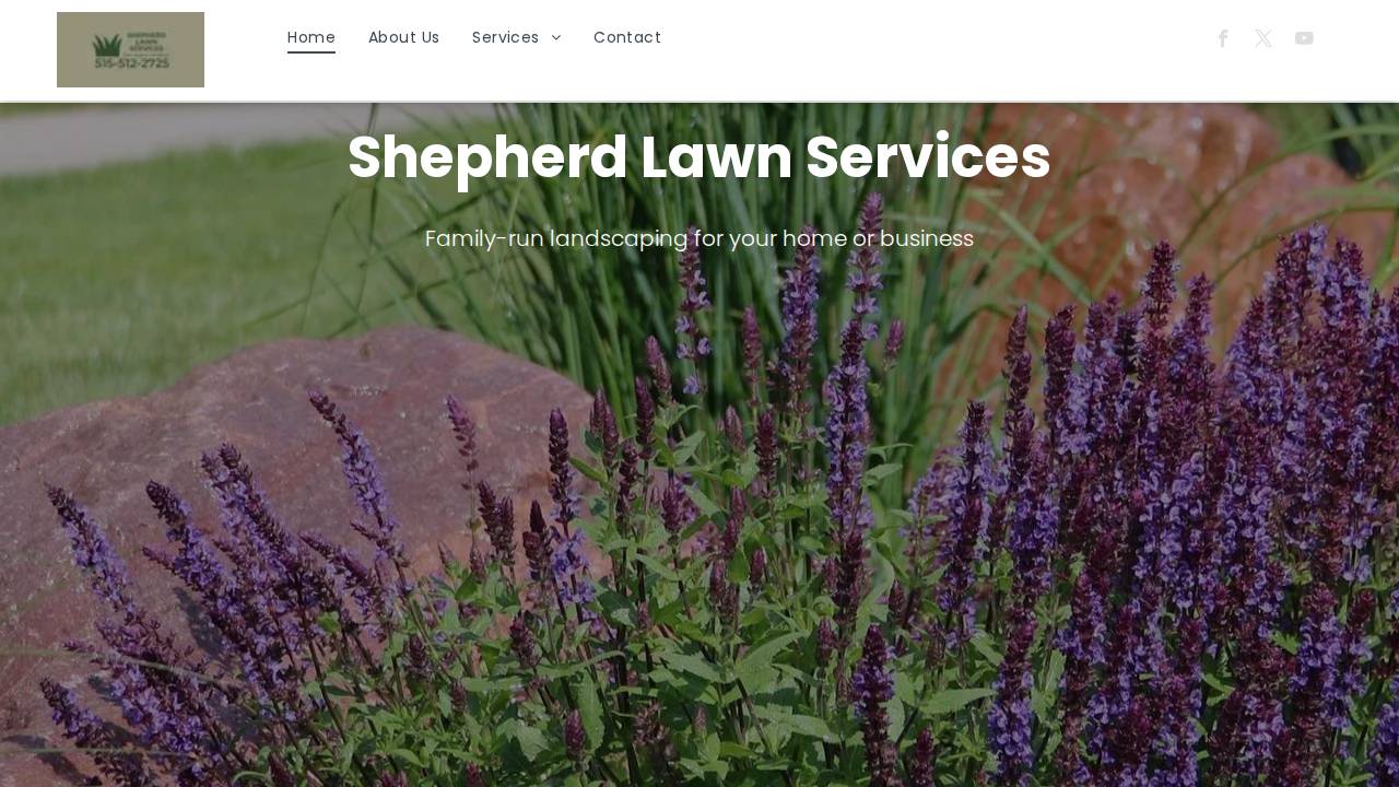 Shepherd Lawn Services website screenshot