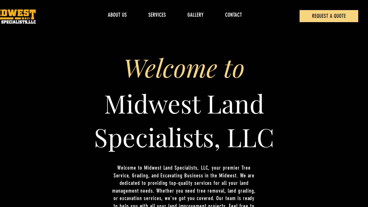Midwest Land Specialists website screenshot