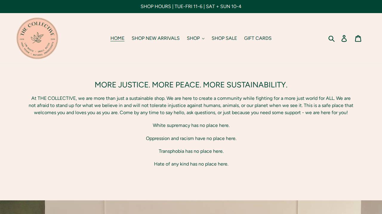 The Coastal Collective website screenshot