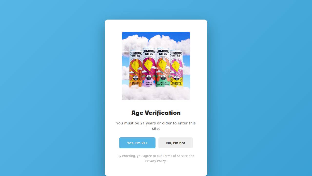 Climbing Kites website screenshot