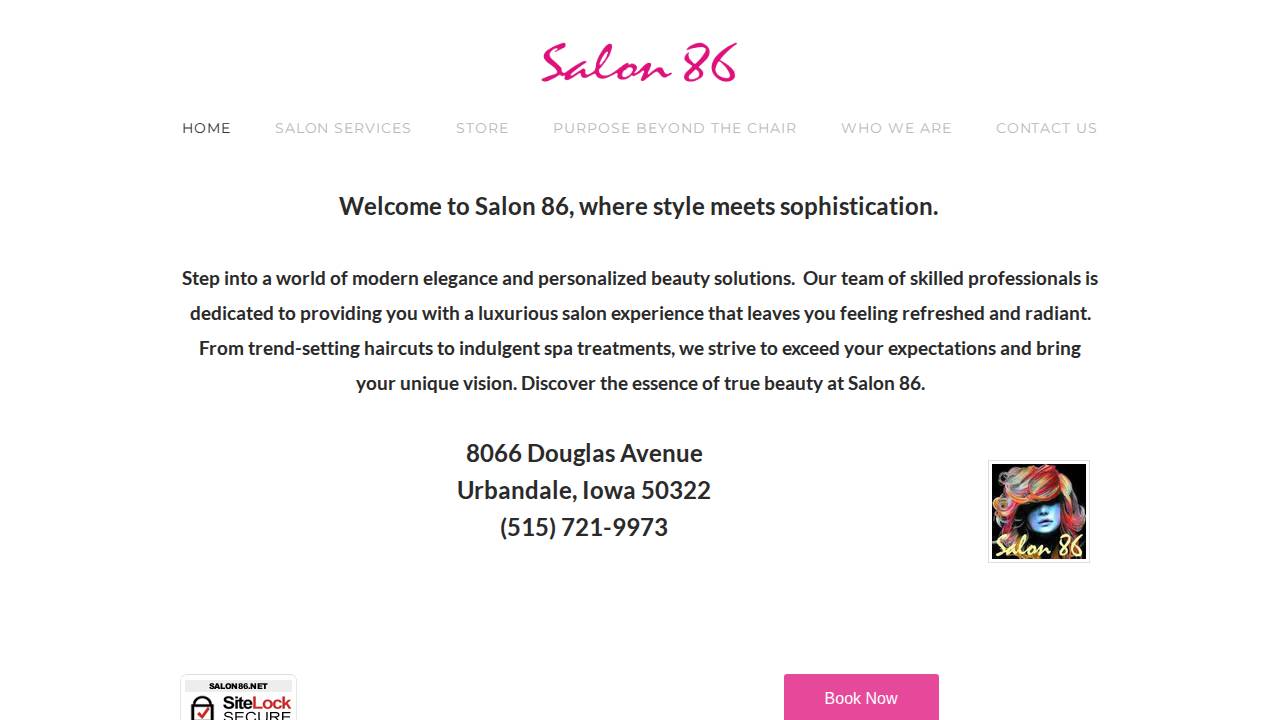 Victoria C website screenshot