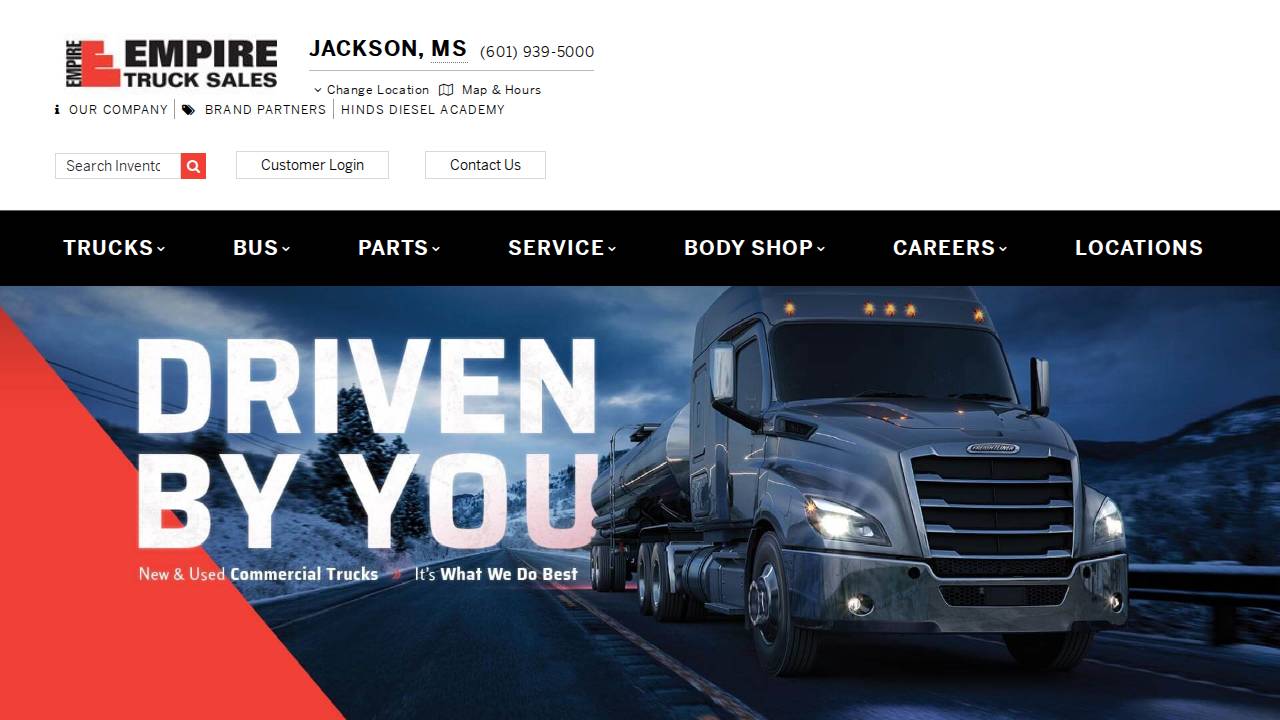 Empire Sales LLC website screenshot