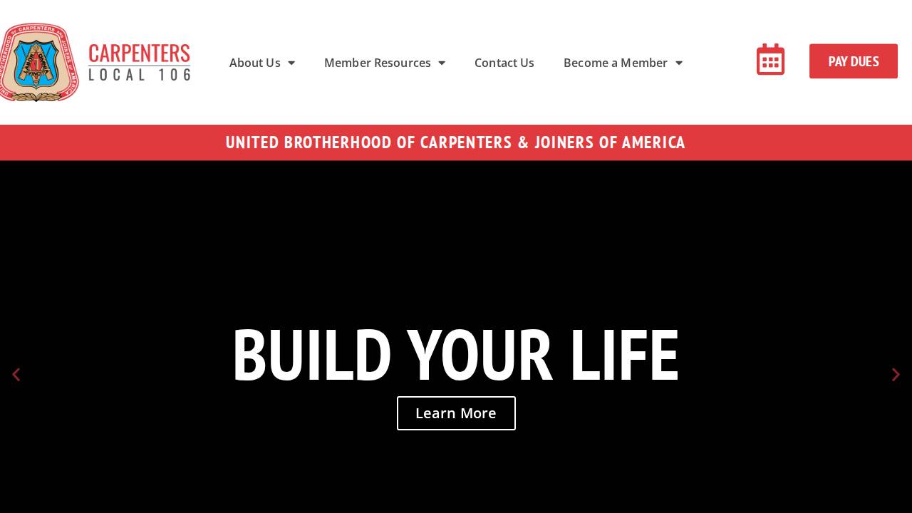United Bro Of Carpenters & Joiner website screenshot