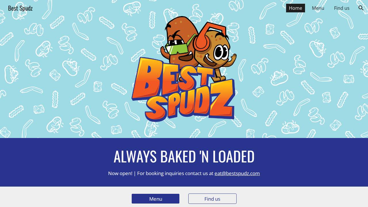 Best Spudz website screenshot