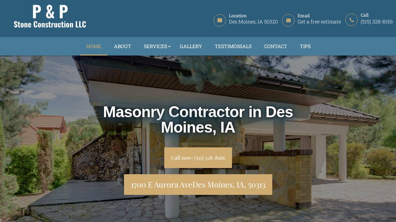 P&P LLC website screenshot