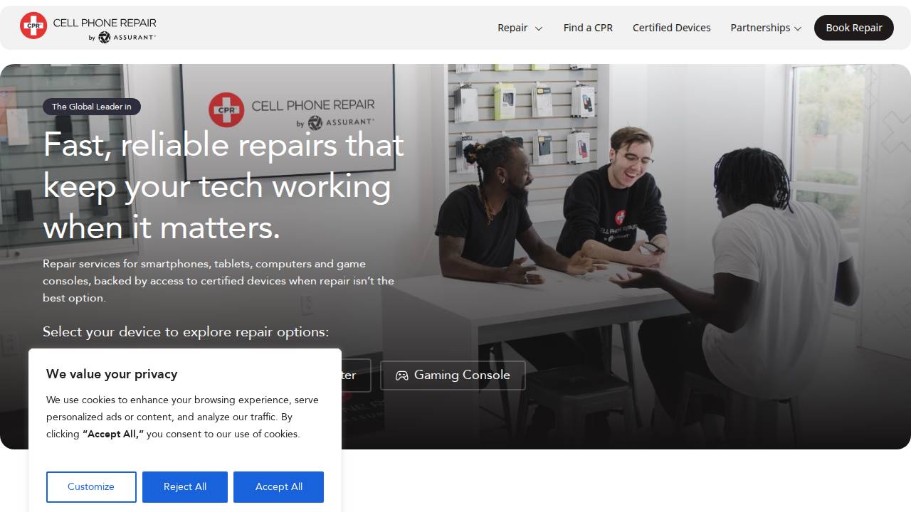 Buyncell 2 website screenshot