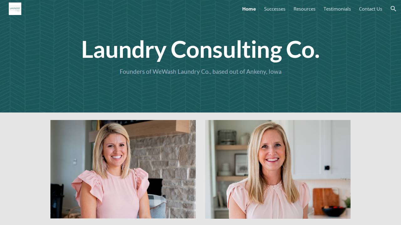 Laundry Consulting Co. website screenshot