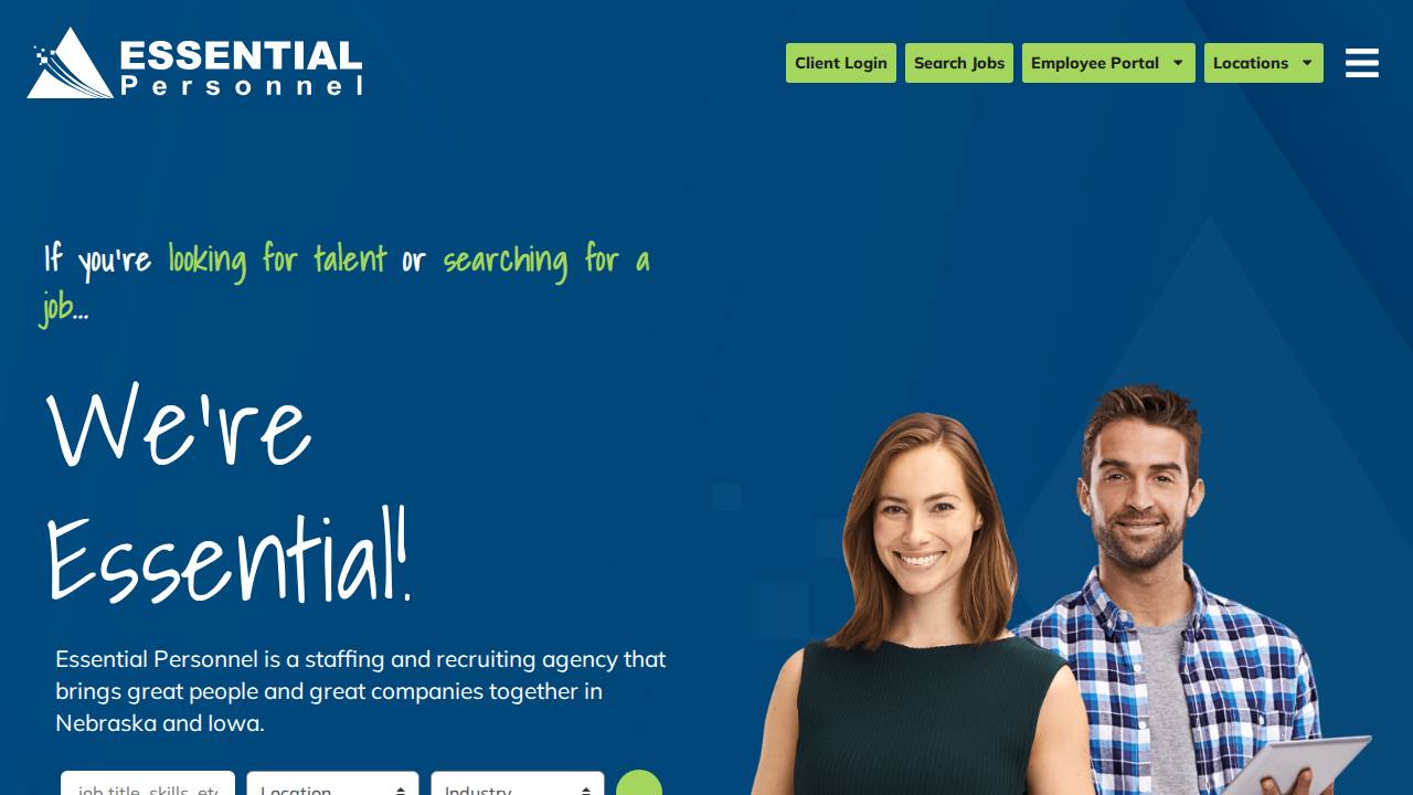 Parallel Essentials website screenshot