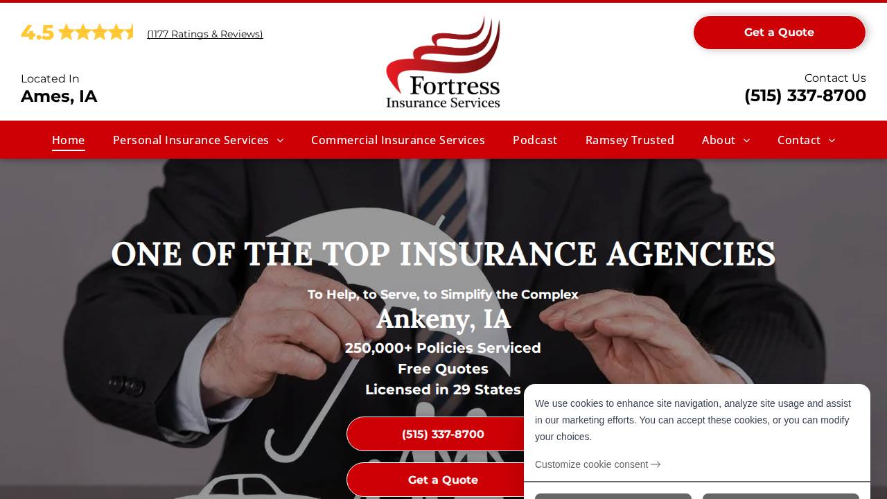 Ia Insurance Solutions LLC website screenshot