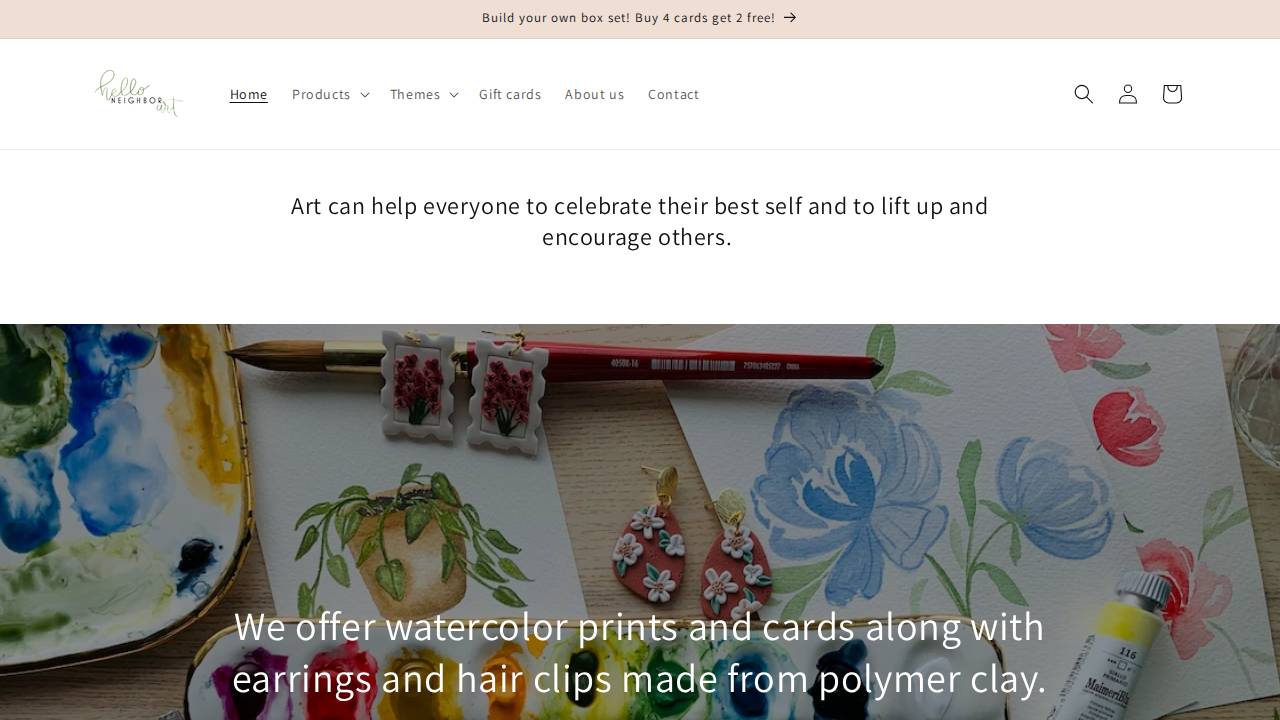 Hello Neighbor Art website screenshot