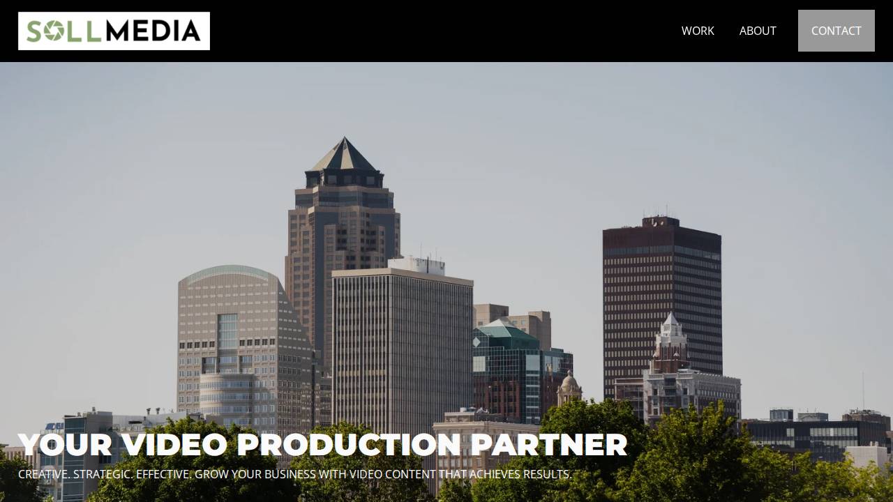 Soll Media website screenshot