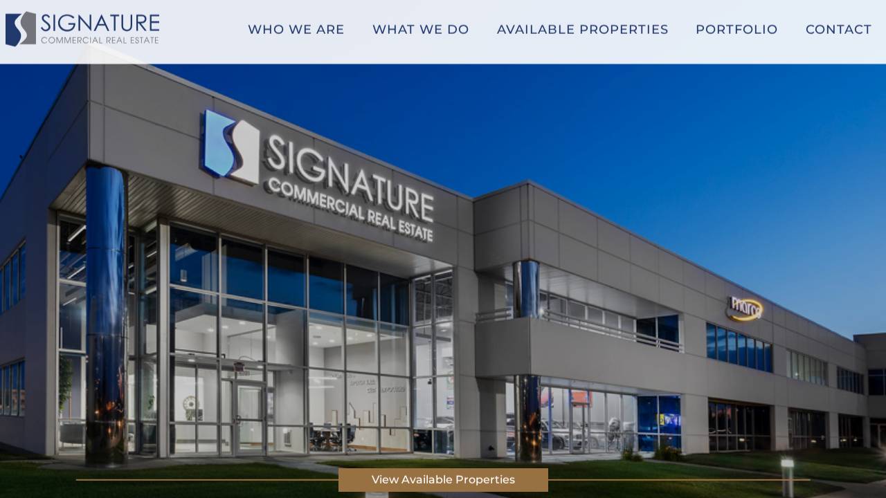 Mandala Commercial website screenshot