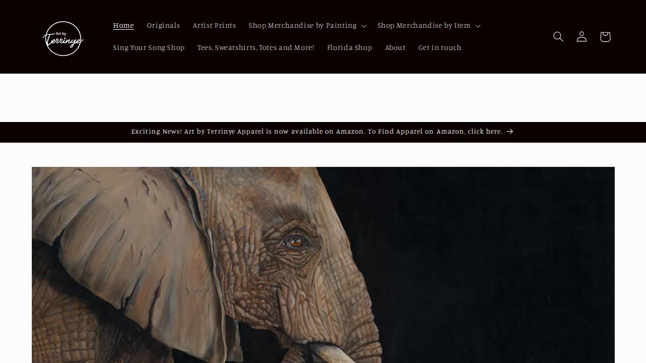 Art By Terrinye website screenshot