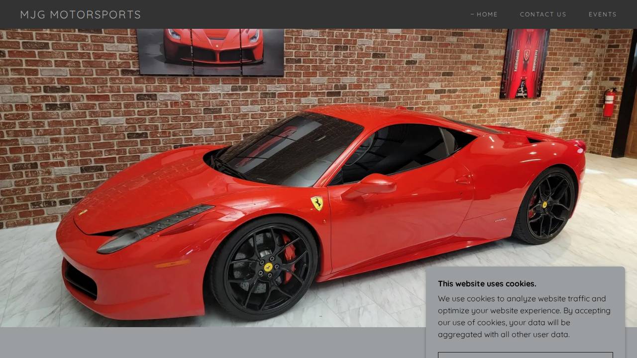 Mjg Motorsports LLC website screenshot