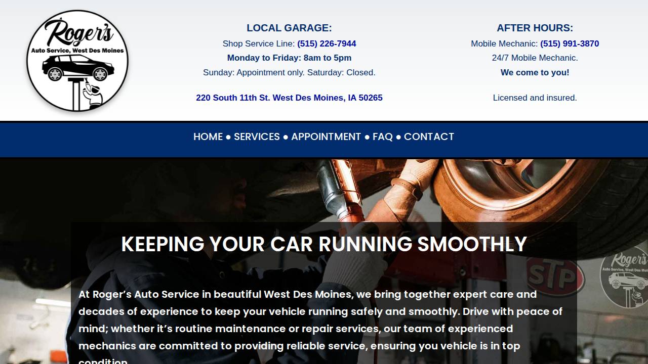 Guerrero Auto Body Shop LLC website screenshot