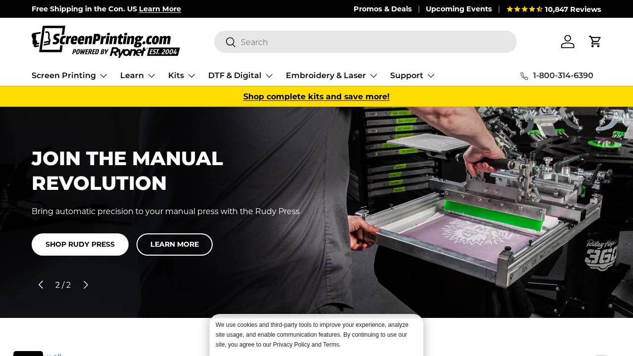 Saylorville Print Co. website screenshot