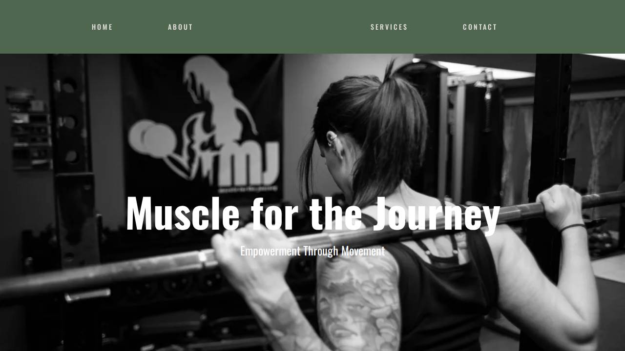 Muscle Resources LLC website screenshot