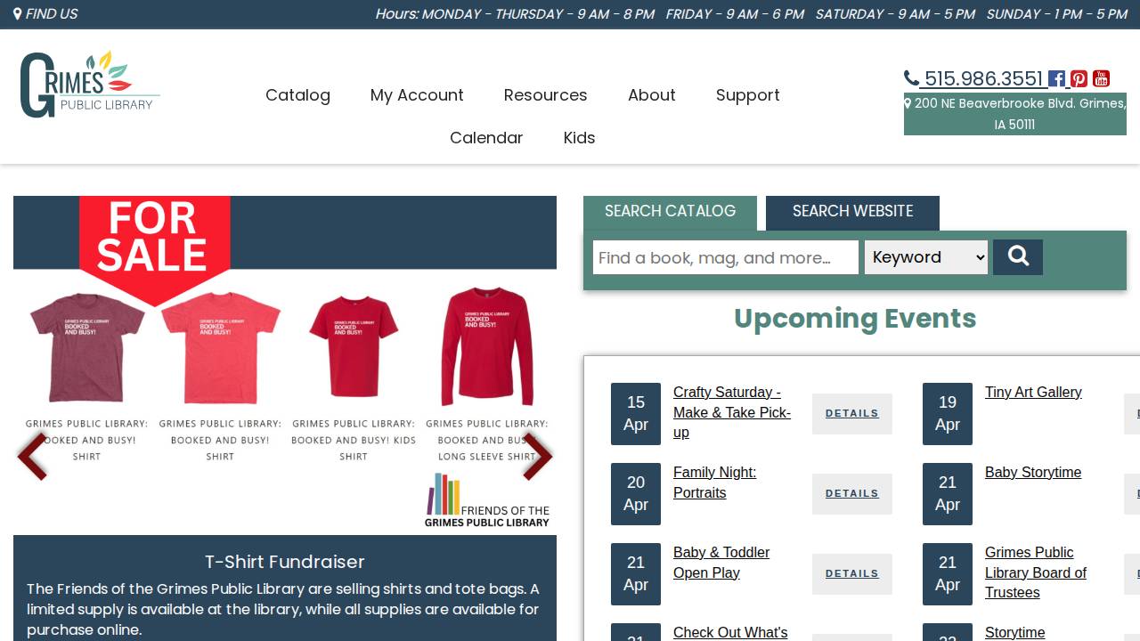Mid Iowa Team Booster Club website screenshot