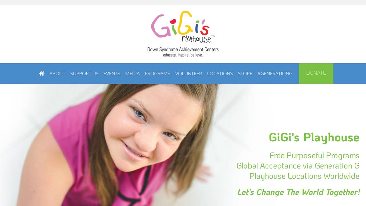 Gigi's website screenshot