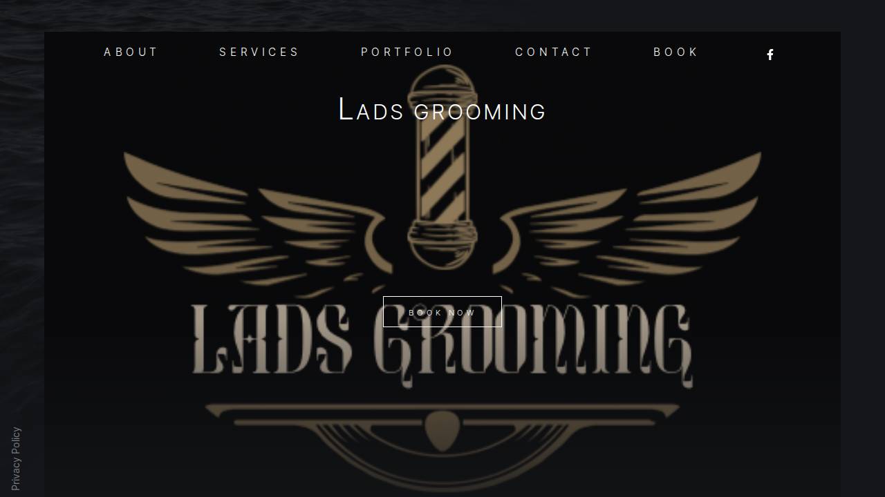 Lads N' Lashes LLC website screenshot