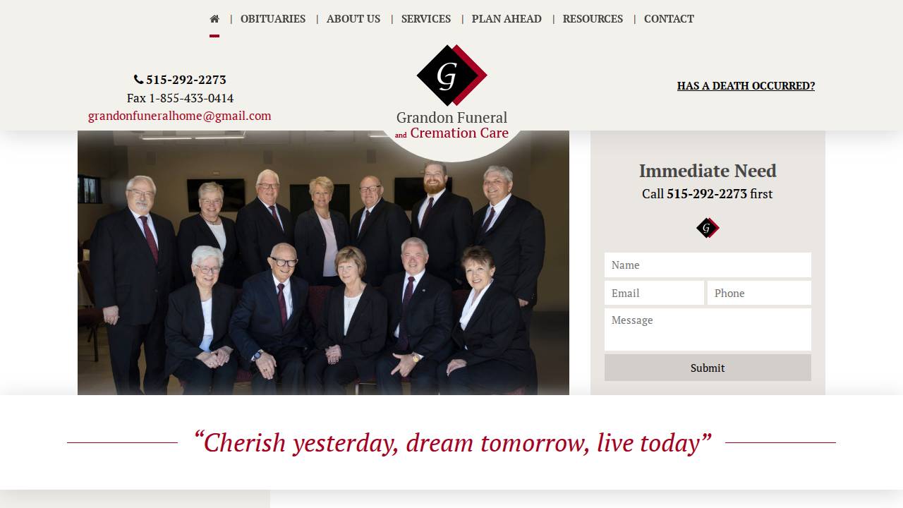 Sonrise website screenshot