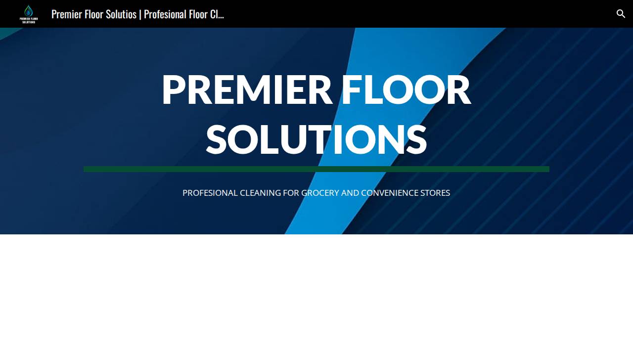 Premier Floor Solutions LLC website screenshot