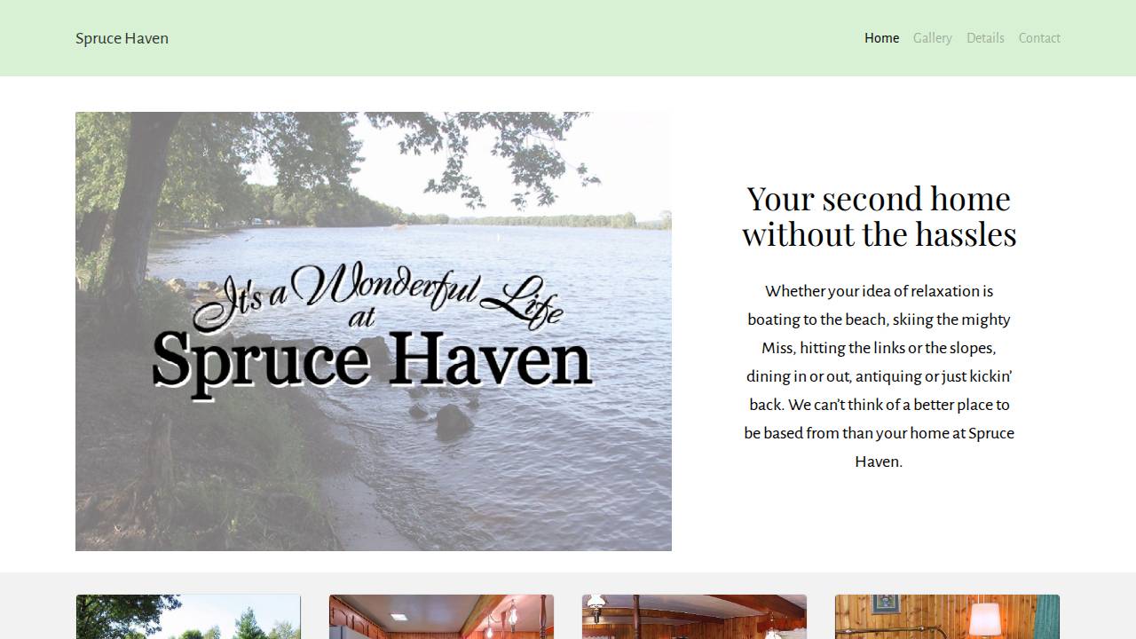 Splurge Haven website screenshot