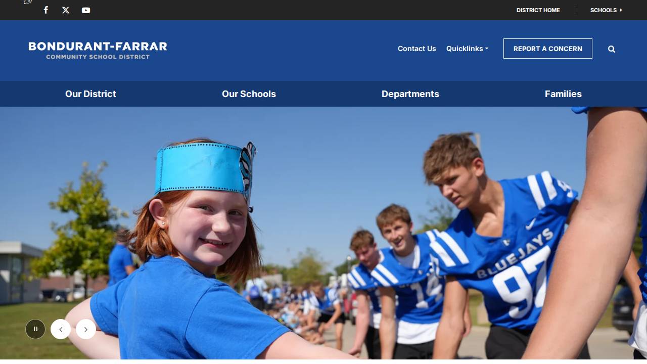 Angelina website screenshot