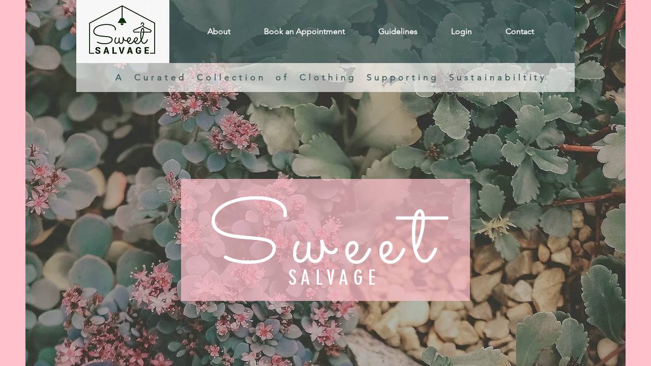 Sweet Salvage website screenshot