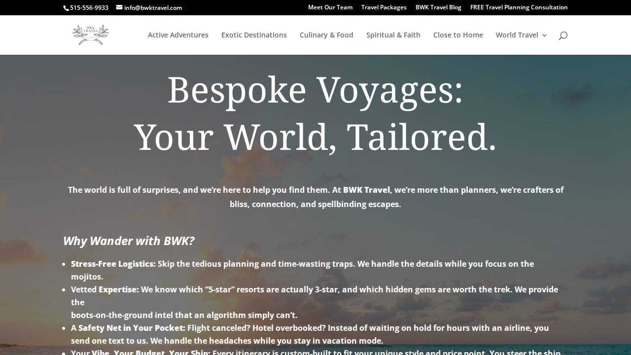 Travel Buff website screenshot