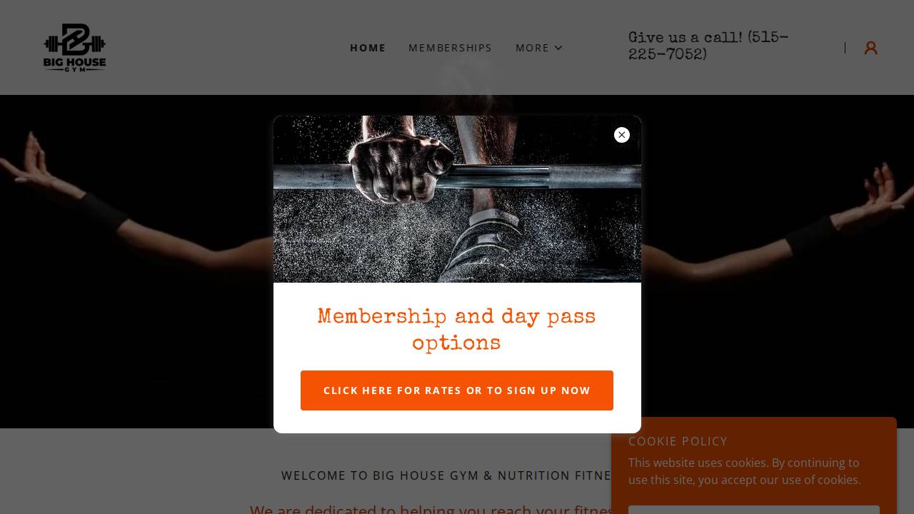 Hillside Fitness LLC website screenshot