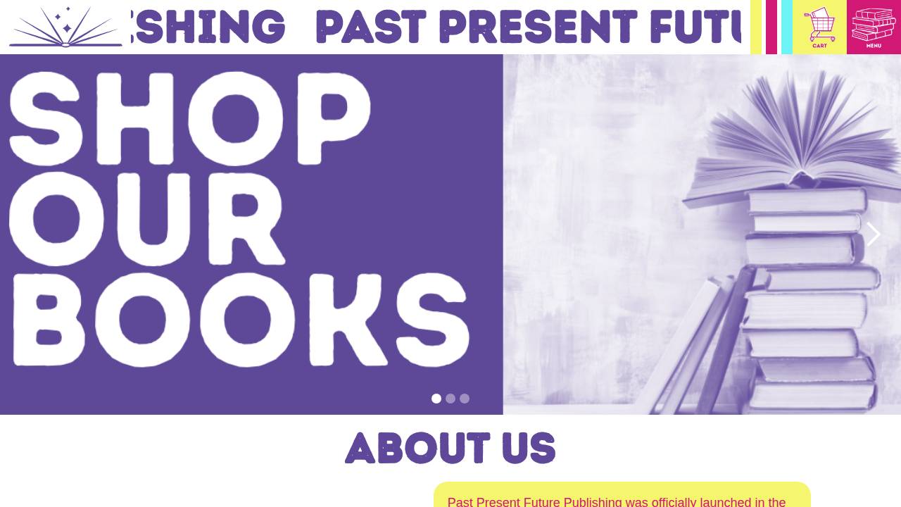 Past Present Future Publishing LLC website screenshot