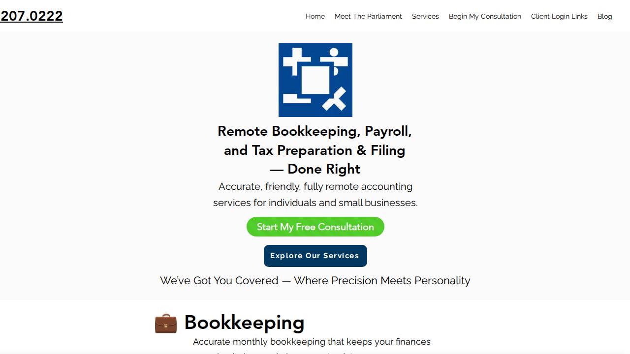Owl Accounting website screenshot