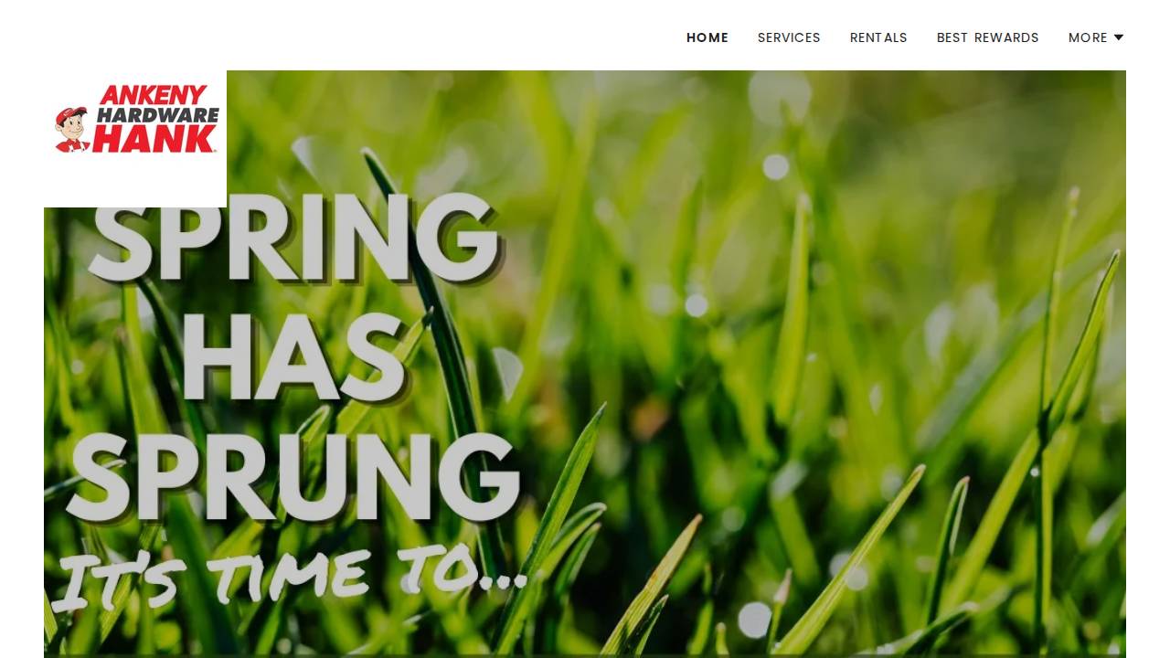 Ankeny Hardware Store LLC website screenshot