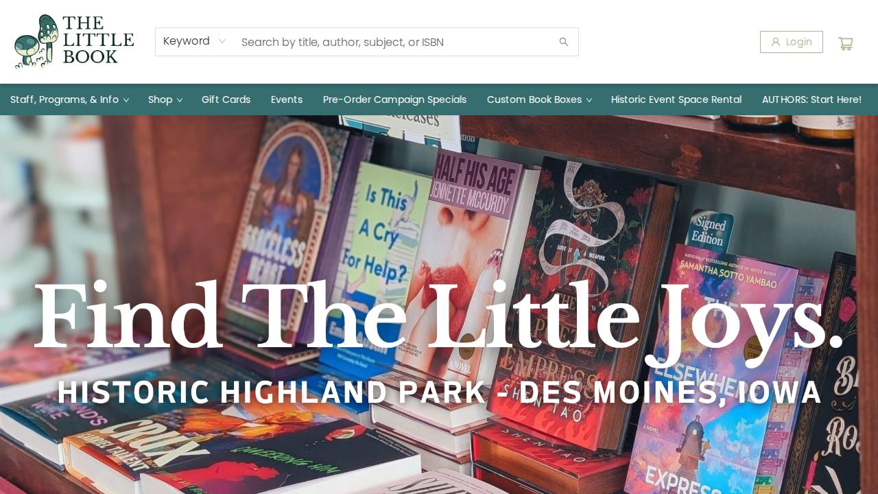 The Little Book website screenshot