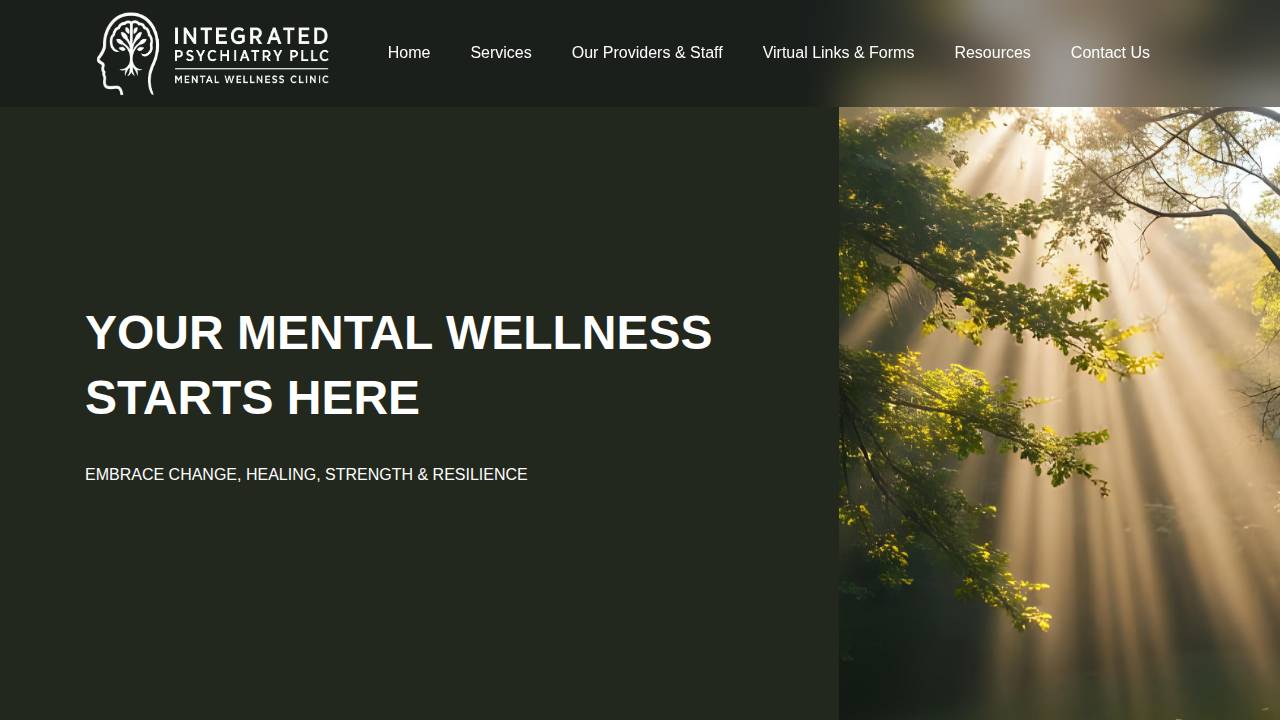 Integrated Psychiatry Pllc website screenshot