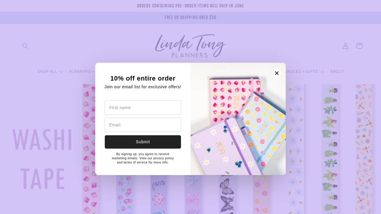 Linda Tong Planners LLC website screenshot